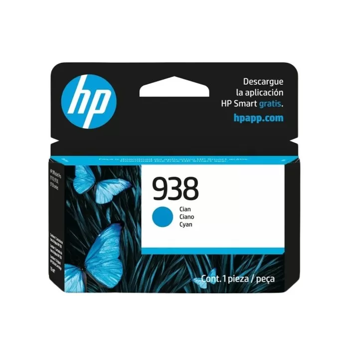 Cartucho Para Impressora Hp 938 Cor Ciano 10ML