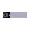 Case Externo Para SSD M.2 Sata Com Usb Tipo-C 3.1 Prata