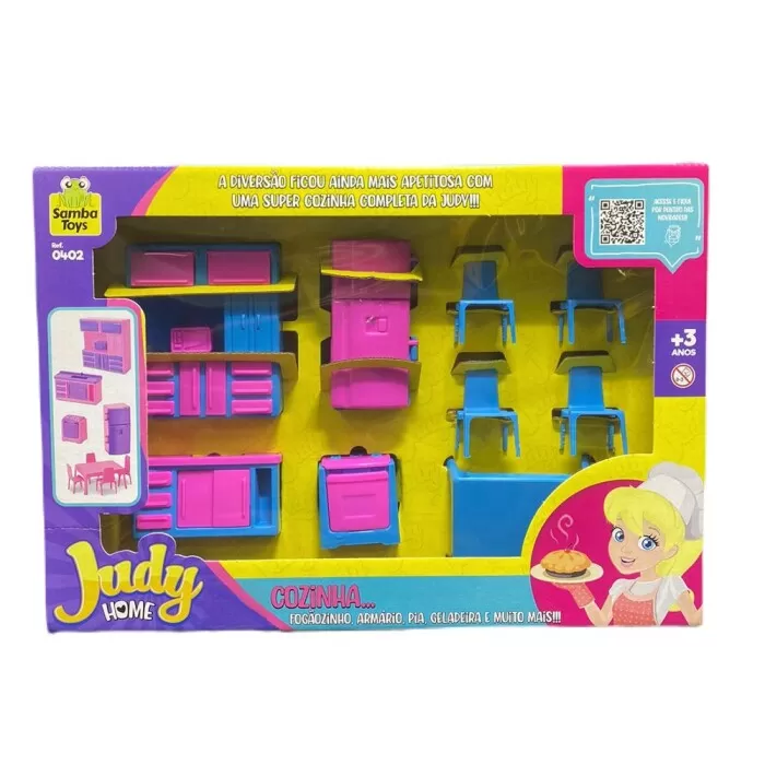 Casinha De Boneca Judy Home Cozinha 0402 Novo