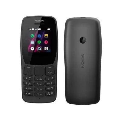 Celular Nokia 110 Dual Sim Preto Ram 32MB, 32GB, Bluetooth