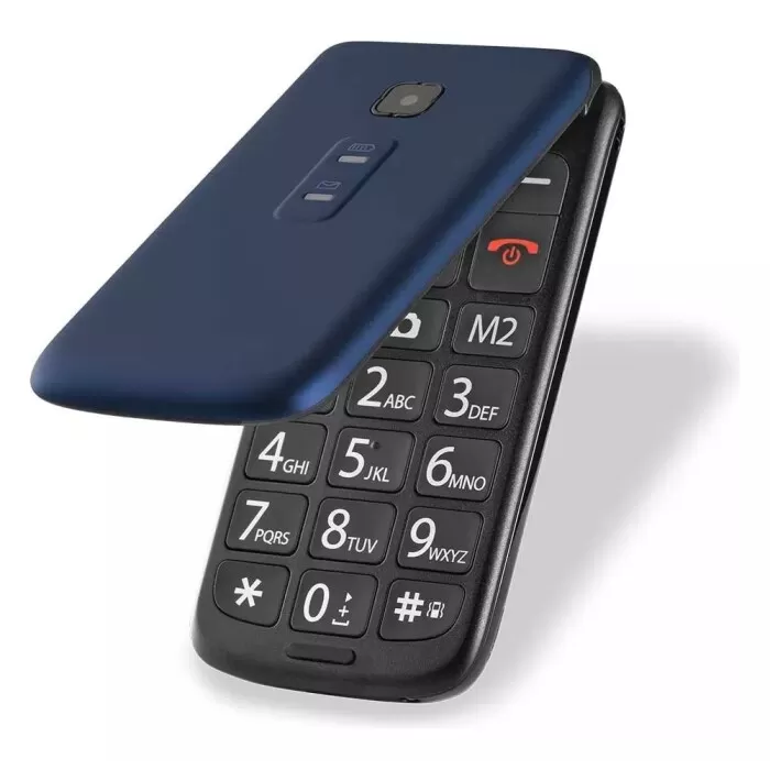 Celular Simples Flip Vita Cor Azul Com Rádio Multilaser