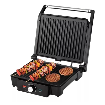 Chapa Elétrica Multi Grill Mr Cheff 2000W 220V Inox Agratto