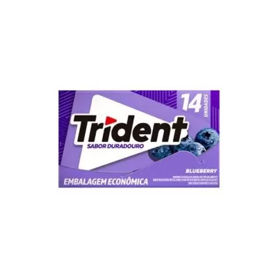 Chiclete Trident 14S Sabor Blueberry 1 Unidade De Chiclete