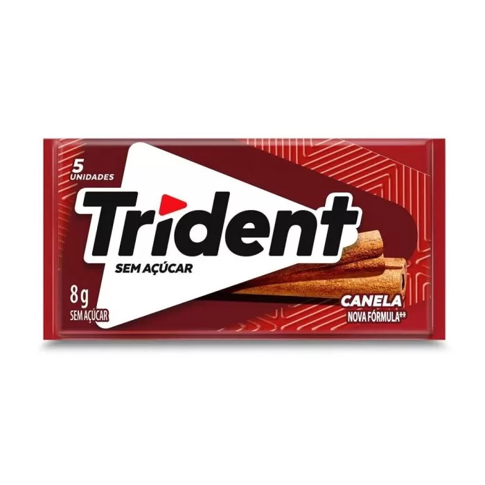 Chiclete Trident Sabor Canela 8G 1 Unidade