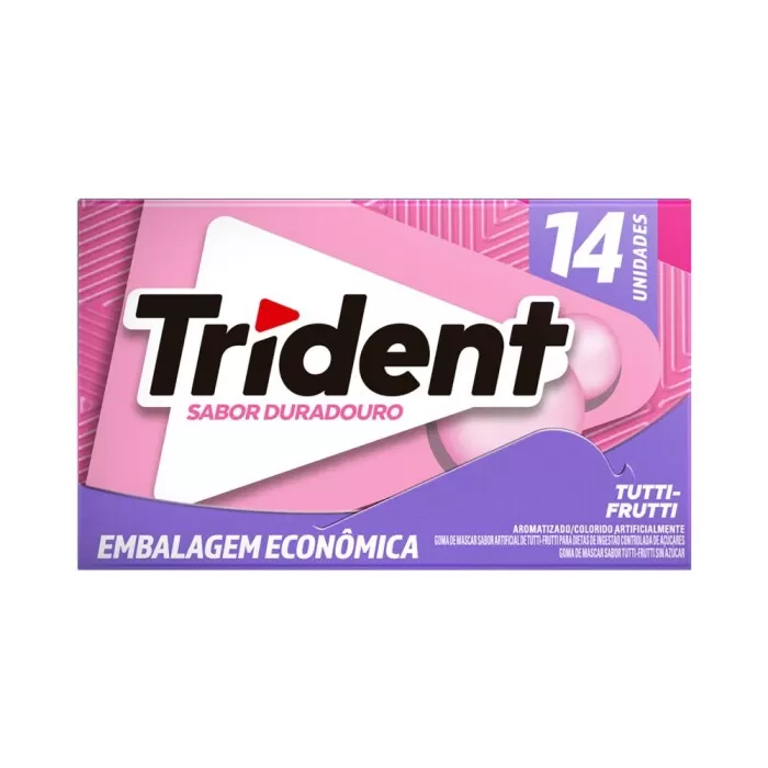 Chiclete Trident Sabor Tutti Frutti 25,2g Unidade