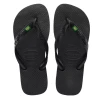 Chinelo Havaianas De Dedo Adulto Cor Preto Brasil 41/42