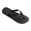 Chinelo Havaianas De Dedo Adulto Cor Preto Brasil 41/42