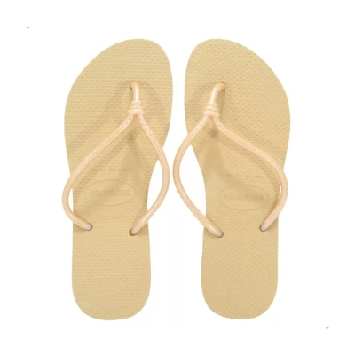 Chinelo Havaianas De Dedo Feminino Tube Dourado 37/38