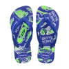 Chinelo Havaianas De Dedo Kids Branco E Azul Naval 35/36