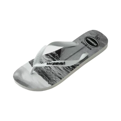 Chinelo Havaianas De Dedo Masculino Hype Branco/Cinza 39/40