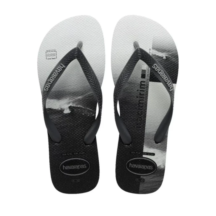 Chinelo Havaianas De Dedo Masculino Top Surfer Grafite 39/40