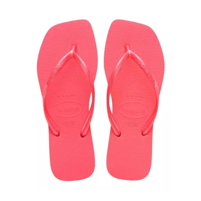 Chinelo Havaianas De Dedo Slim Feminino Coral Tropical 35/36