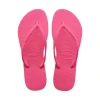 Chinelo Havaianas De Dedo Slim Feminino Pink Fever 39/40