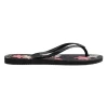 Chinelo Havaianas De Dedo Slim Organic Preto/Rosa 35/36