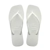 Chinelo Havaianas De Dedo Slim Unissex Square Branco 39/40