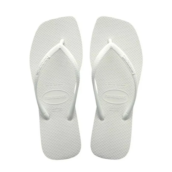 Chinelo Havaianas De Dedo Slim Unissex Square Branco 39/40