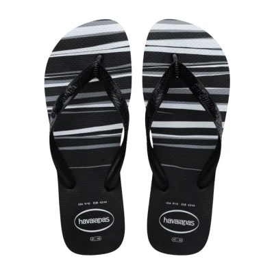 Chinelo Havaianas De Dedo Top Basic Preto E Branco 43/44