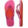 Chinelo Havaianas De Dedo Top Fashion Blood Orange 39/40