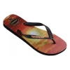 Chinelo Havaianas De Dedo Unissex Hype Preto/Pessego 43/44