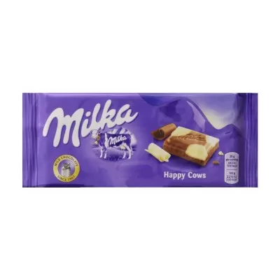 Chocolate Barra Milka Happy Cows 100G