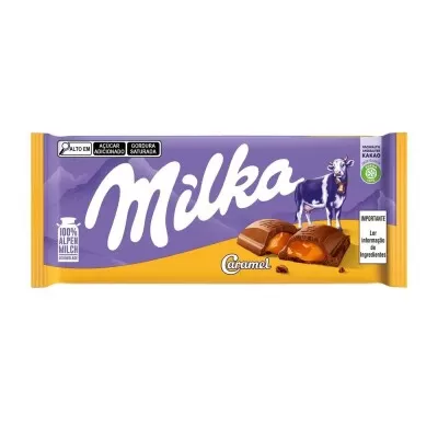 Chocolate Milka Mdlz Recheado Caramel 100G