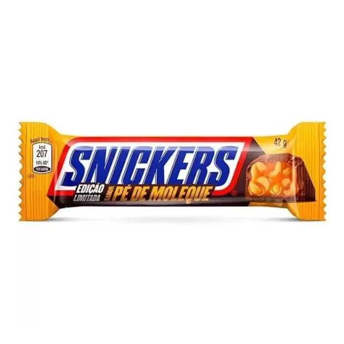 Chocolate Snickers Pé De Moleque 42G