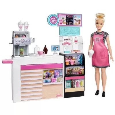 Coffee Shop Barbie - Cafetaria da Barbie Completa Mattel