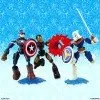 Combo 3 Vingadores Taskmaster vs Iron Man e Captain America