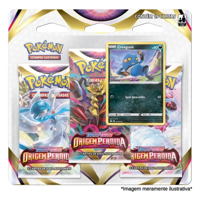 Combo Sortido Cartas Espada e Escudo Origem Perdida Pokémon