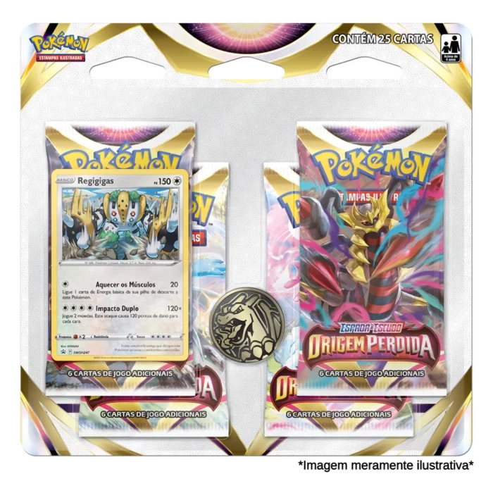 Combo Sortido Cartas Espada e Escudo Origem Perdida Pokémon