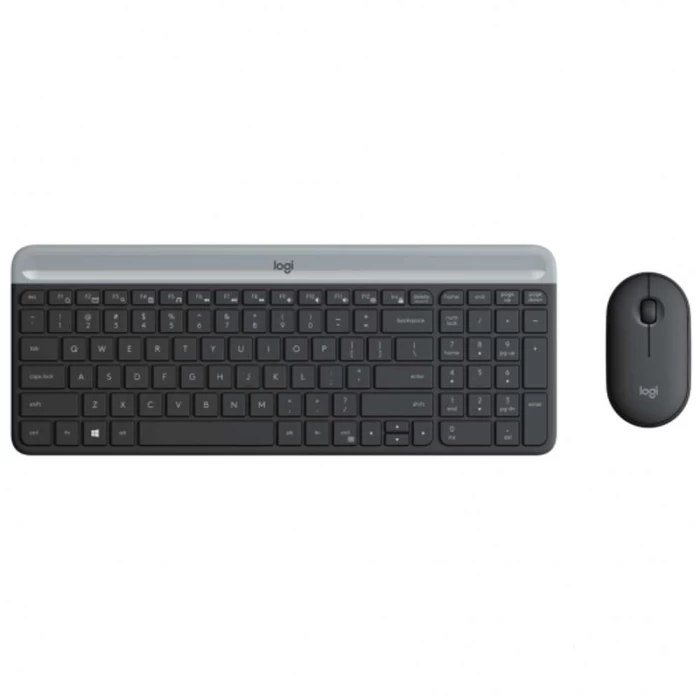 Combo Teclado e Mouse Sem Fio Logitech MK470