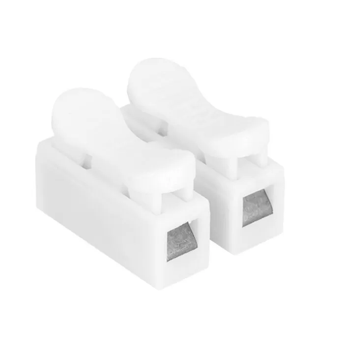 Conector De Emenda Duplo Fio 6A 250V Branca MbLed