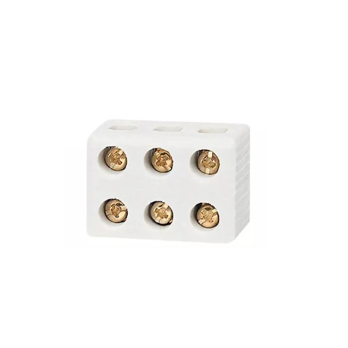 Conector De Porcelana 6mm 30A/600V 3 Polos Storm