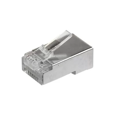 Conector De Rede RJ45 Cat5E Blindado Unidade Pix