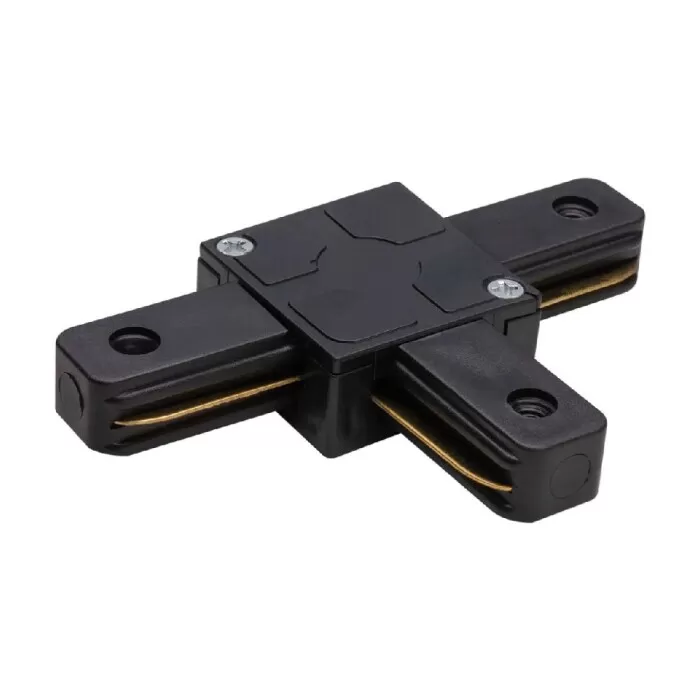 Conector De Trilho Elétrico Em T Cor Preto S33062 MbDecor