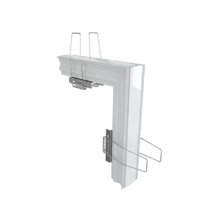 Conector Para Perfil De Embutir Em L Fino 12mm Branco