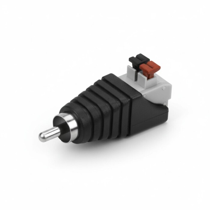 Conector Rca Macho Engate Rapido
