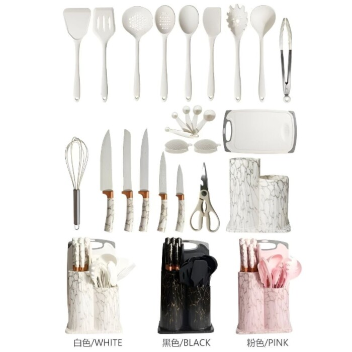 Conjunto Utensilios Cozinha 25 Pecas 2w-057 2w