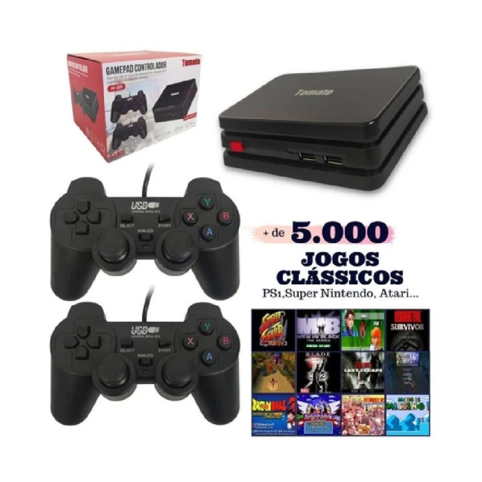 Console Video Game Retrô 64 Bits Tomate Novo