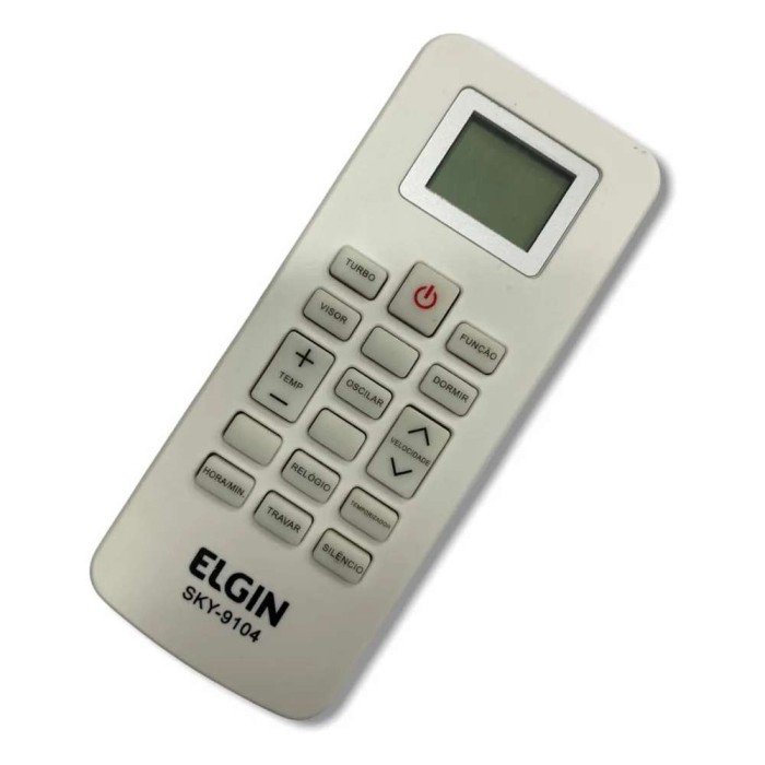 Controle Compatível Ar Condicionado Elgin Eco Inverter GAMES