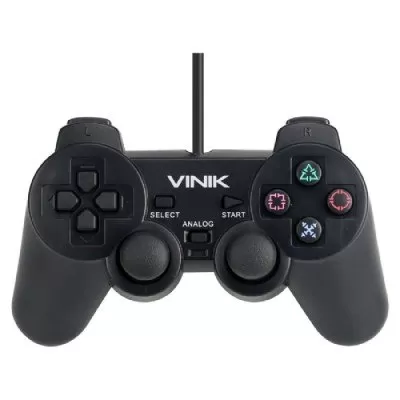 Controle Para PC Com Fio USB Modelo Play 2 Preto Vinik