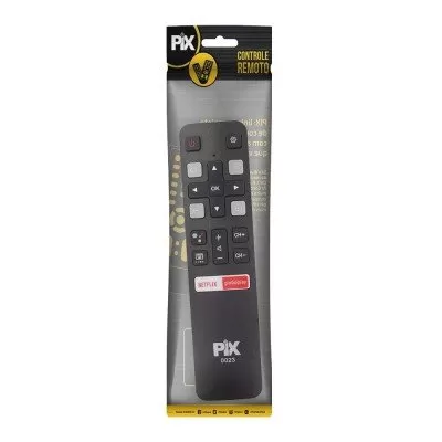 Controle Remoto Compatível Com Tv TCL Smart 026-0023 Pix