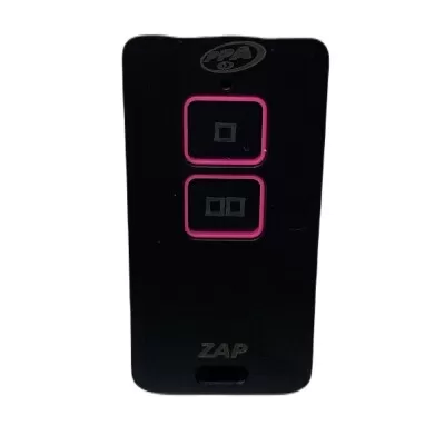 Controle Remoto Para Portão Zap Pop Cor Preto E Rosa PPA