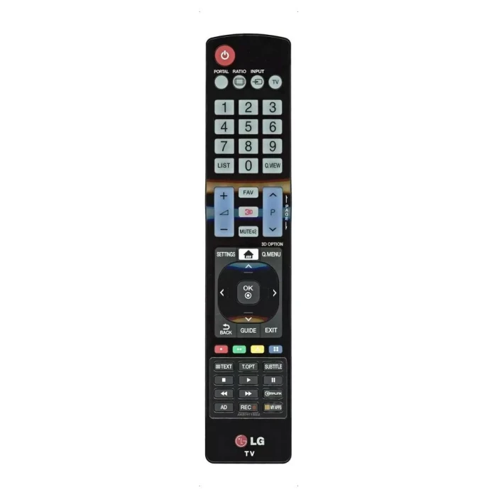 Controle Remoto Para Tv Lg Com Função 3D Abk74115502 Preto