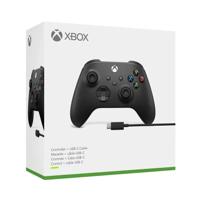 Controle Sem Fio Xbox Black Pc/Xbox Novo