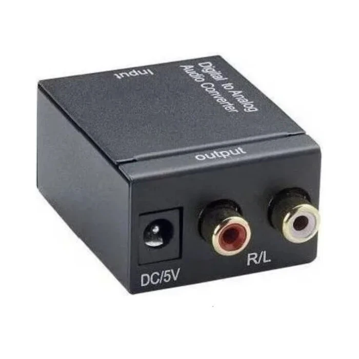 Conversor Áudio Óptico Digital para RCA Analógico
