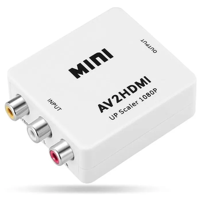 Conversor Mini 3Rca Av Para Hdmi Full Hd Novo