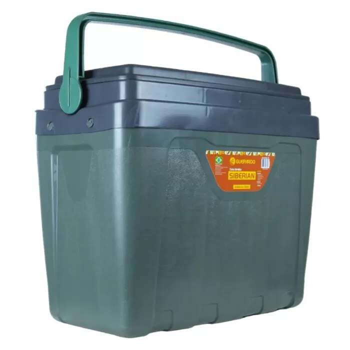 Cooler De Cerveja Siberian 25l Verde Guepardo Com Alça