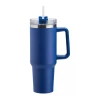 Copo Térmico Beer Pints Com Canudo Cor Azul 1.2 Litros