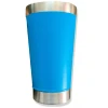 Copo Térmico Com Abridor Beer Pint Azul 473Ml